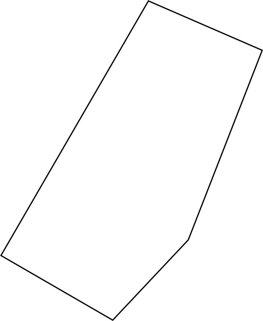 Aspa trazo negro